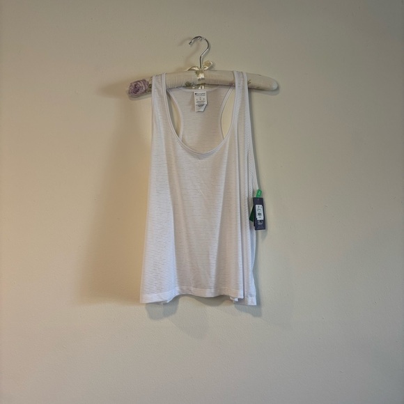 Champion White Racerback Tank Top - Picture 1 of 8